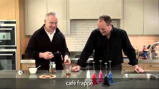 How to make a frappé coffee using an aerolatte milk frother [upl. by Koblas606]