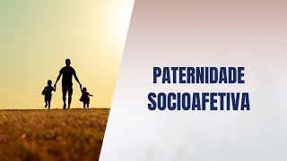 Paternidade socioafetiva [upl. by Maclean]