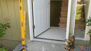 Jeld Wen Front Door Installation  Really crappy products and craftsmanship PART 1 [upl. by Woodrow]