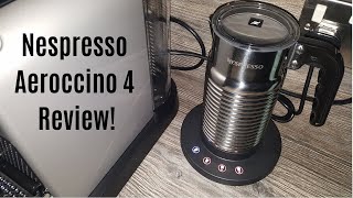 Nespresso Aeroccino 4 Milk Frother Review  Worth upgrading from the Aeroccino 3 [upl. by Amsirahc]