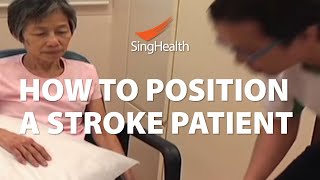 How To Position A Stroke Patient [upl. by Ellerehs]