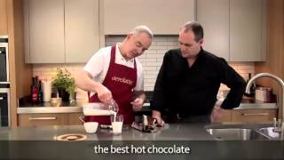 How to make a hot chocolate using an aerolatte milk frother [upl. by Nowujalo]