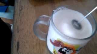 Aerolatte Review Frothing Cold Milk In Under 1 Minute [upl. by Hassadah180]