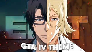 Aizen x Urahara  GTA IV Theme Edit [upl. by Redienhcs349]